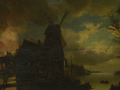 Landscape by attributed to Jan Steen